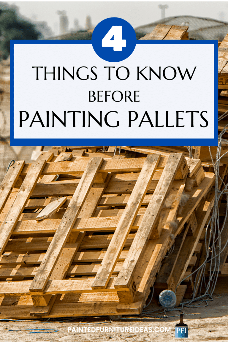 Painted Furniture Ideas What To Know Before Painting Pallets