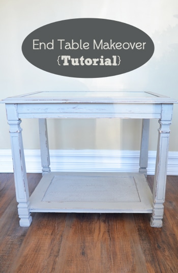 End Table Makeover - Tutorial - Painted Furniture Ideas