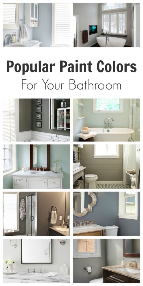 Popular Paint Colors for Your Bathroom