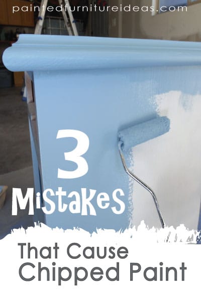 3 Mistakes That Cause Chipped Paint