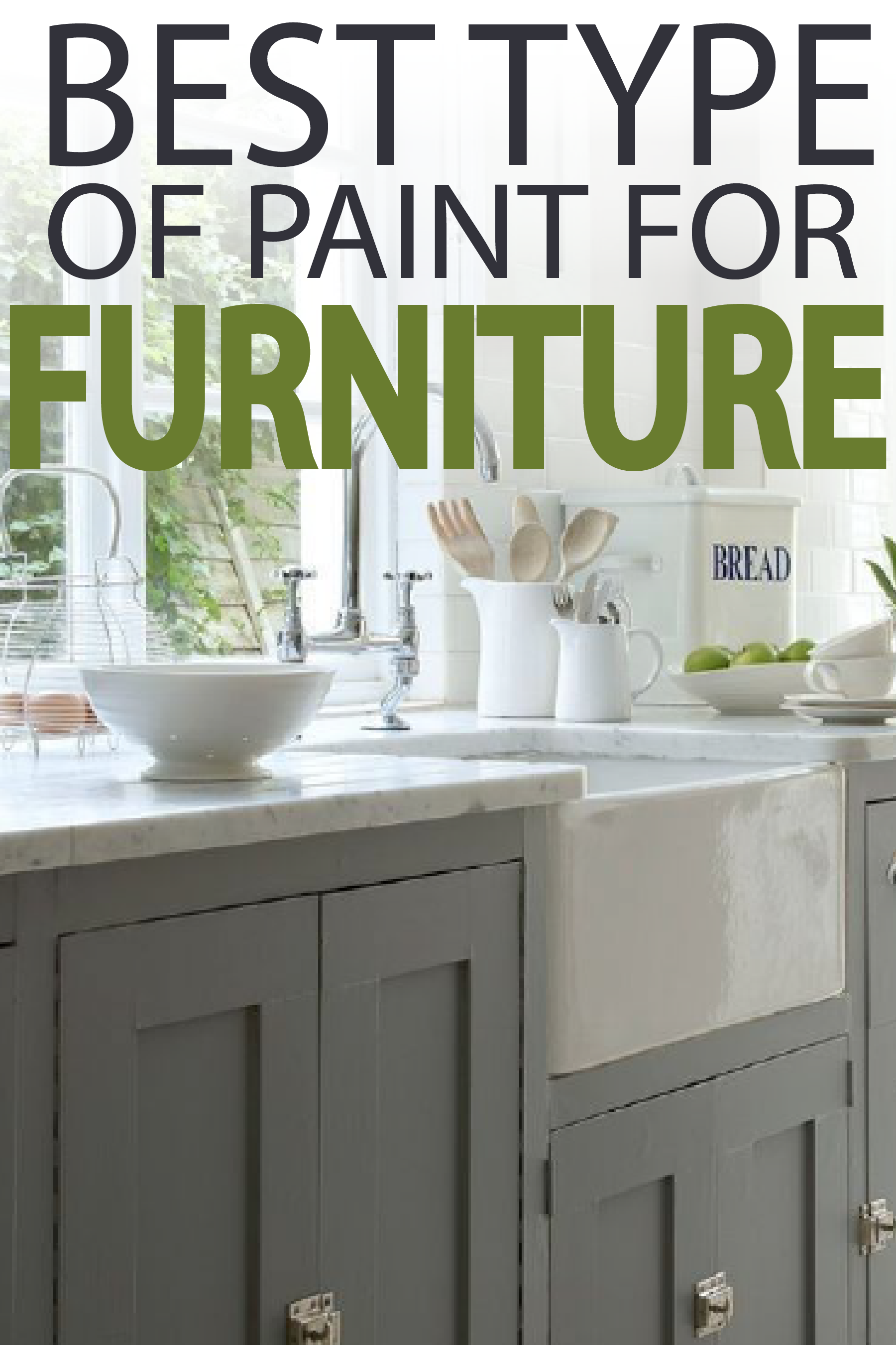 Learn what the best type of paint to use on your next DIY furniture project!