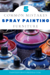 spray paint furniture like a pro with these tips and tricks, and learn what to avoid!