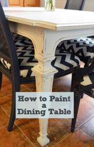 Painted Furniture Ideas | How To Paint a Table Correctly - Painted