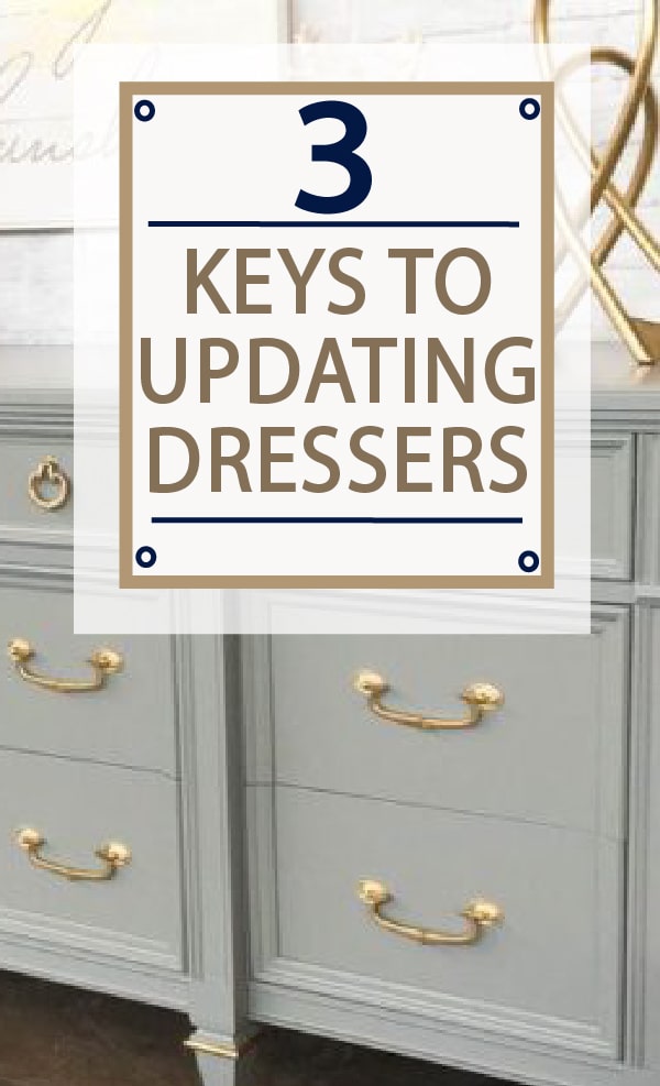 Painted Furniture Ideas 3 Keys To Updating A Dresser Painted