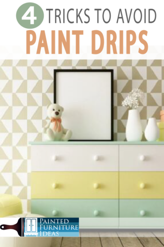 Avoid paint drips with these 4 tricks on your next DIY painting project!