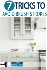 Avoid brush strokes with these great DIY painting tips!