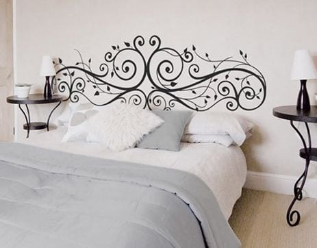 painted headboard