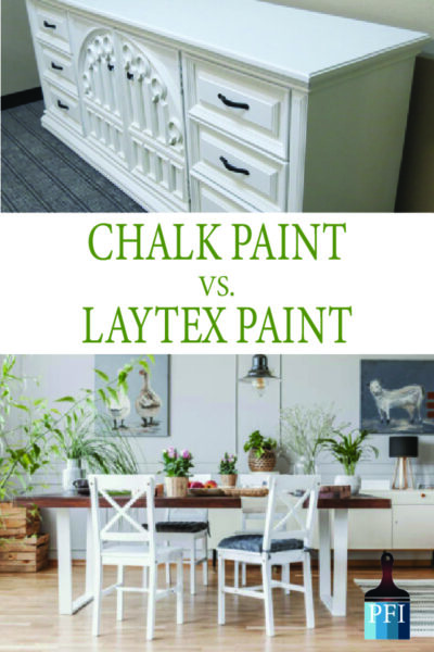 Chalk paint or Latex paint, that is the question! Learn which one to use and what is best for your project!
