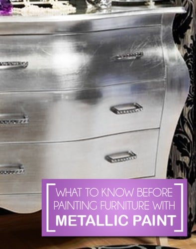 What to know before painting with metallic paint