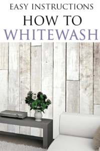 Learn how to whitewash furniture and wood projects correctly with this great tutorial