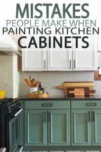 Learn how to paint your kitchen cabinets correctly. Avoid these major mistakes while remodeling your kitchen and bath!