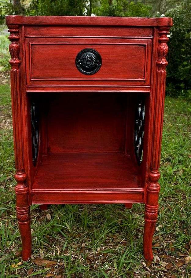 glaze nightstand table