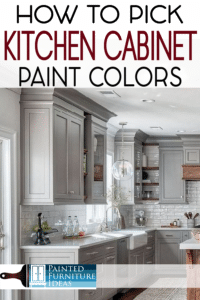 Picking ktichen cabinet paint colors can be overwhelming, learn before you decide so you can make the best decision for you!