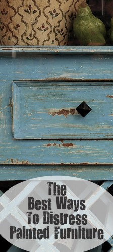 distress painted furniture