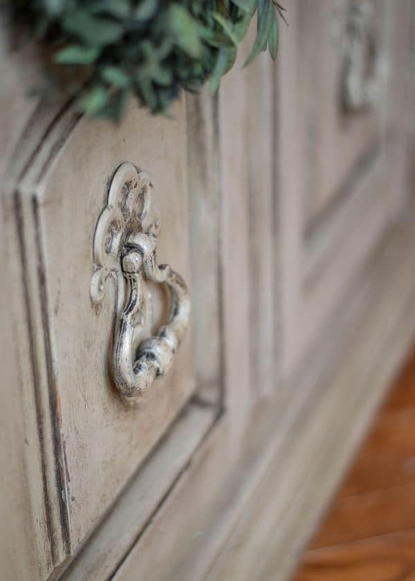 Painted Furniture Ideas Trick To Applying Dark Wax Over Chalk