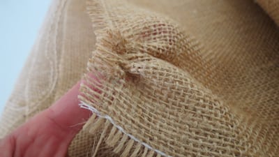 5 Ways to Keep Burlap From Unraveling - Inspired by Family