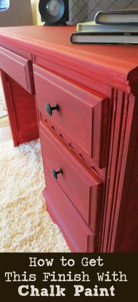 Painted Furniture Ideas Red Chalk Paint And Black Glaze