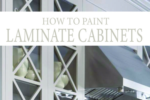 DIY Painted Laminate cabinets! Learn all the tips, tricks and ideas to improve your kitchen.