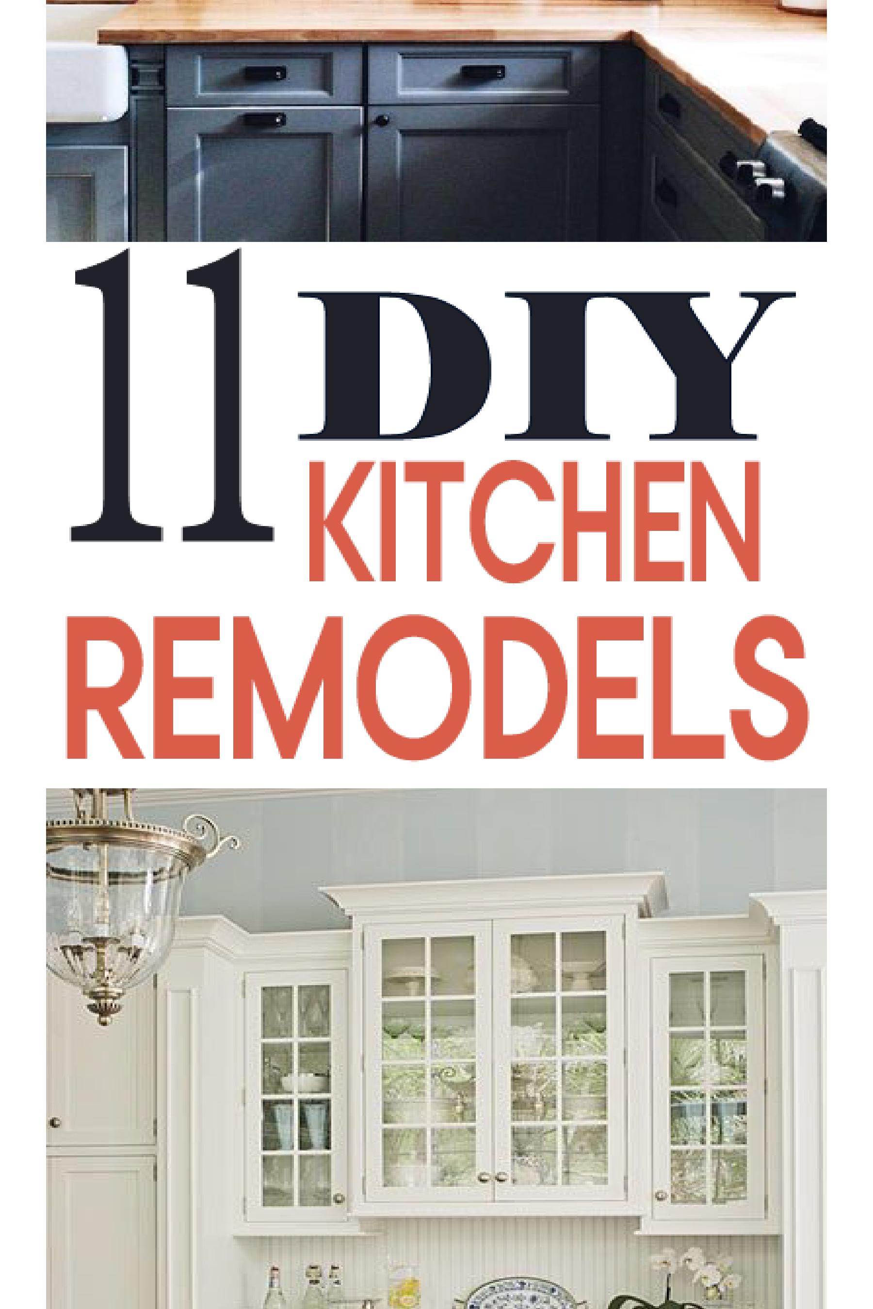 Check out these great DIY kitchen remodel ideas!