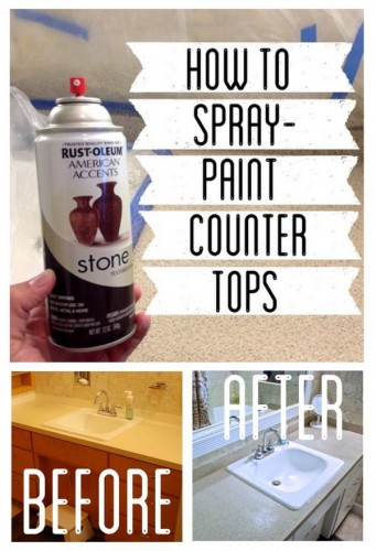 Painted Furniture Ideas How To Paint Countertops 12 Tutorials