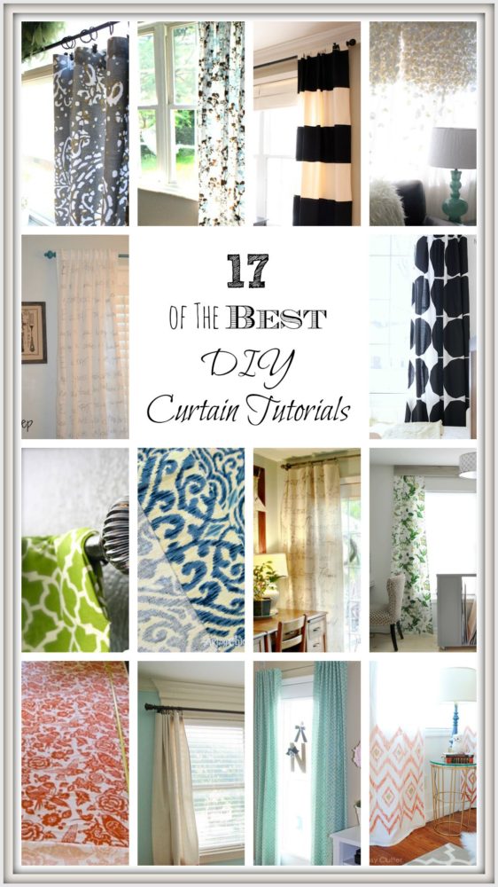 DIY Curtain Ideas and Tutorials
