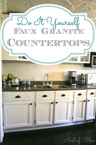 Painted Furniture Ideas How To Paint Countertops 12 Tutorials