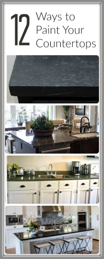 Painted Furniture Ideas How To Paint Countertops 12 Tutorials