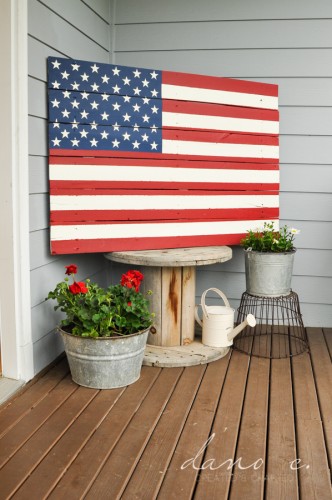 DIY Pottery Barn American Flag