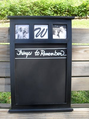 DIY Pottery Barn Chalkboard Gallery Frame