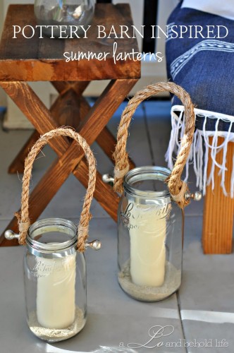 DIY Pottery Barn Summer Lanterns