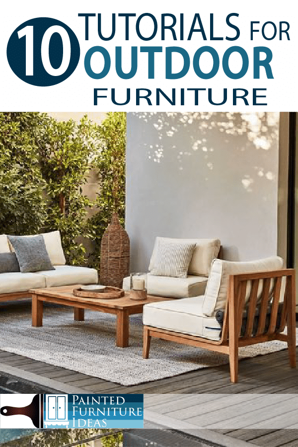Painted Furniture Ideas | 10 DIY Outdoor Furniture Tutorials! - Painted ...