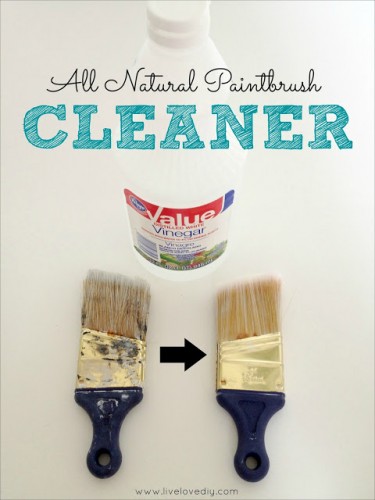 How to Clean Paint Brushes - Recreated Designs