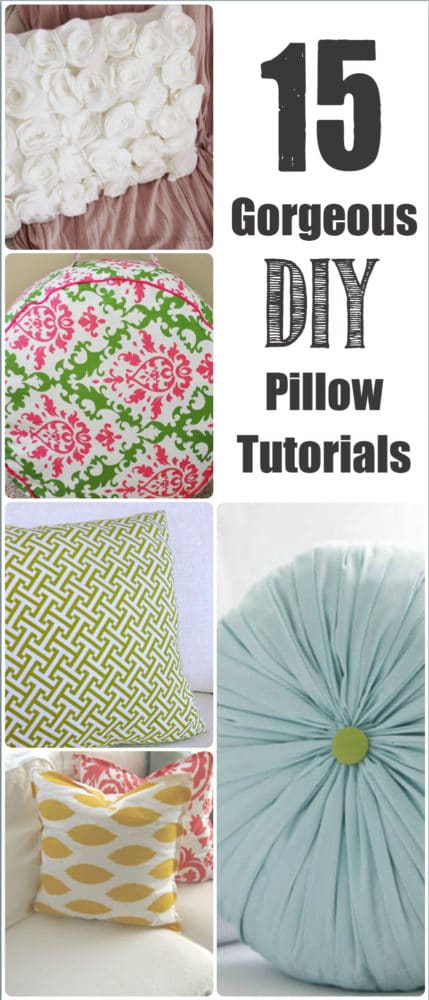 DIY Pillow Tutorials