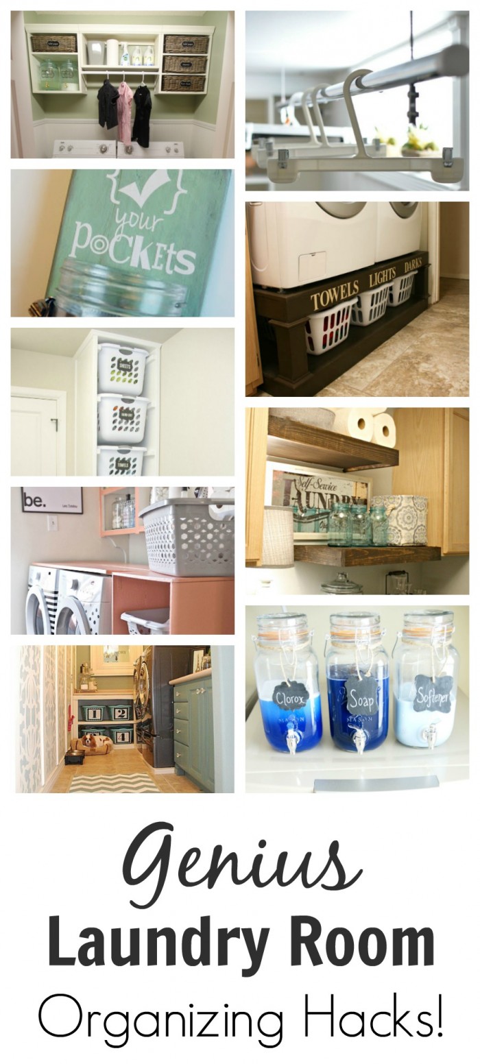 Organized Laundry room Hacks - Painted Furniture Ideas