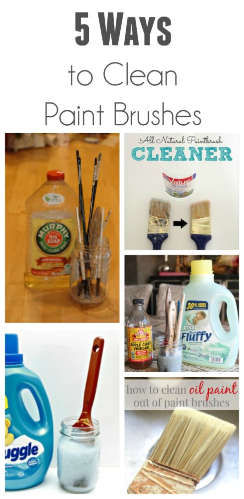 Ways to Clean Paint Brushes