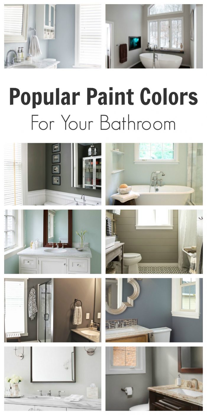 Popular Bathroom Paint Colors - Painted Furniture Ideas