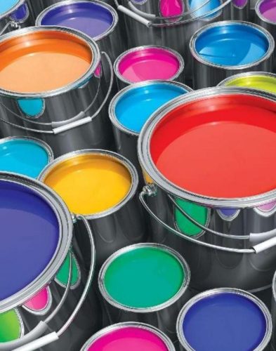 laytex paint cans open