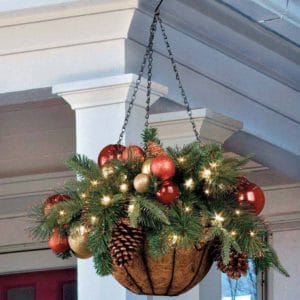 christmas plant decor