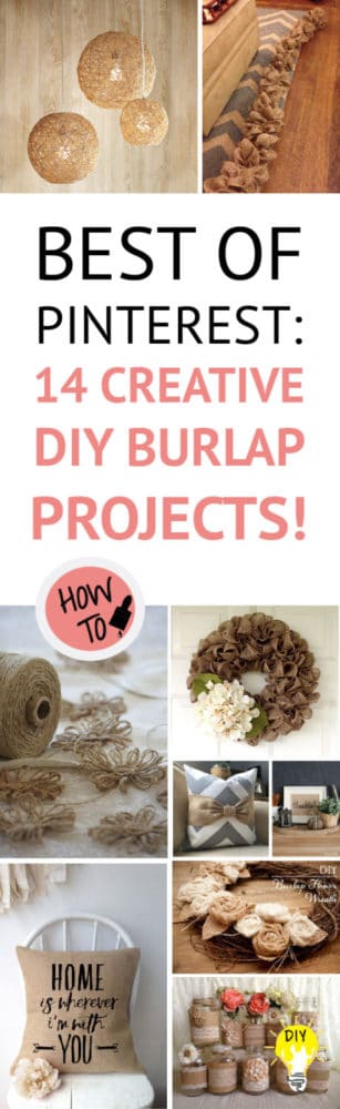 burlap project ideas