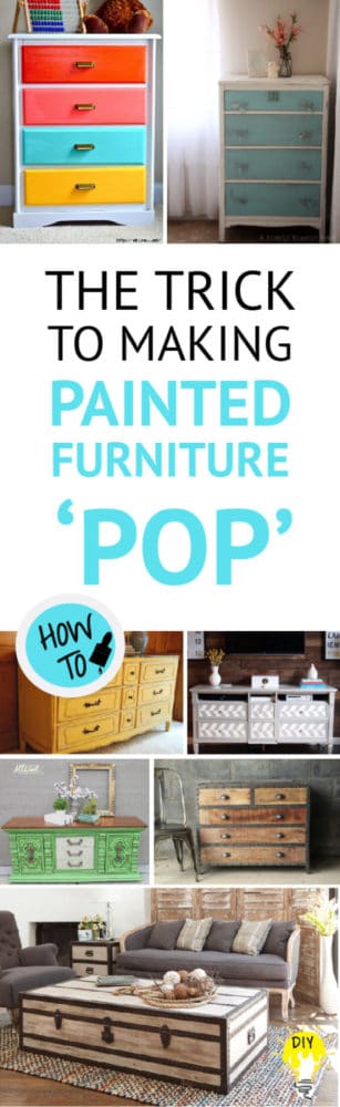 how to make painted furniture pop