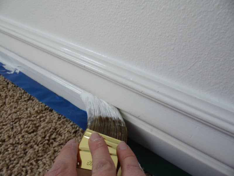 Painted Furniture Ideas 4 Easy Steps to Repaint your Trim like a Pro