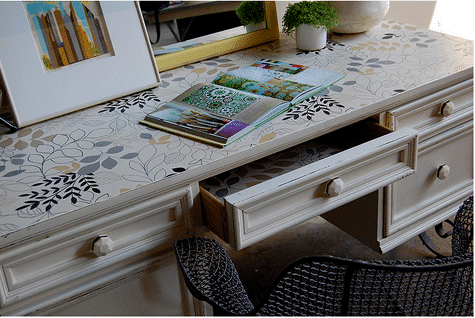 Wallpaper: Transform your furniture - Page 4 of 4 - Painted Furniture Ideas