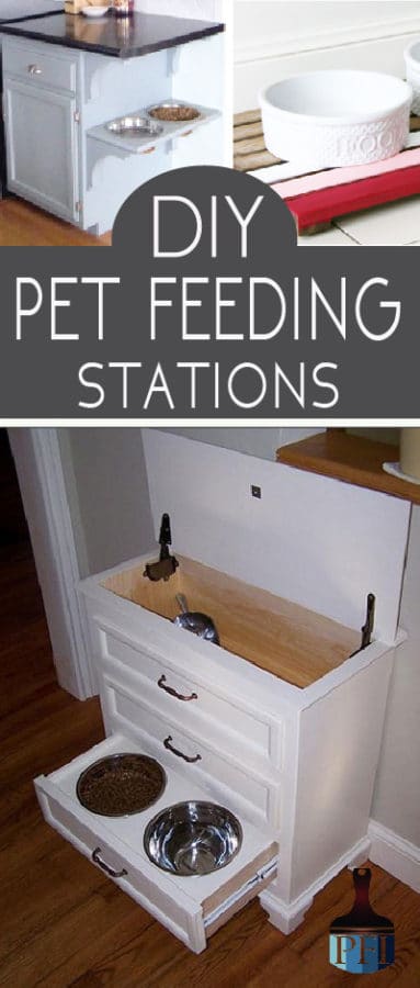 6 DIY Pet Feeding Stations - Painted Furniture Ideas