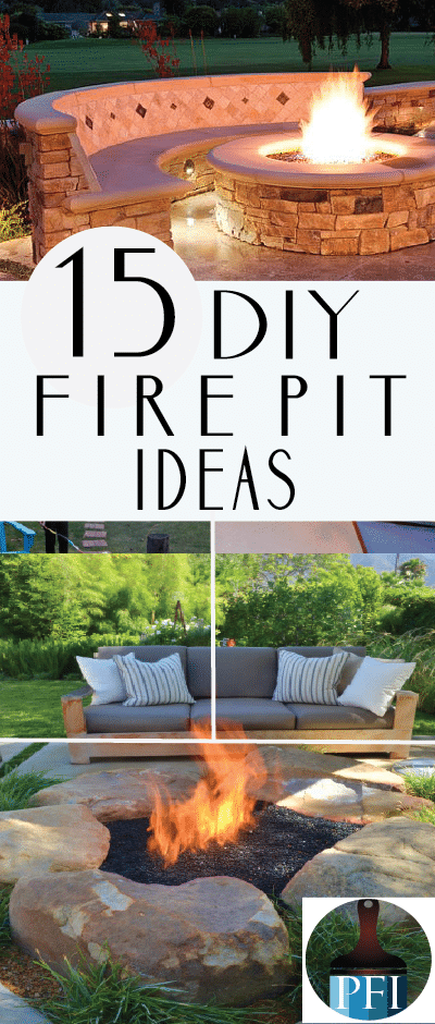 15 DIY Fire Pit Ideas for your Backyard! | Painted Furniture Ideas ...