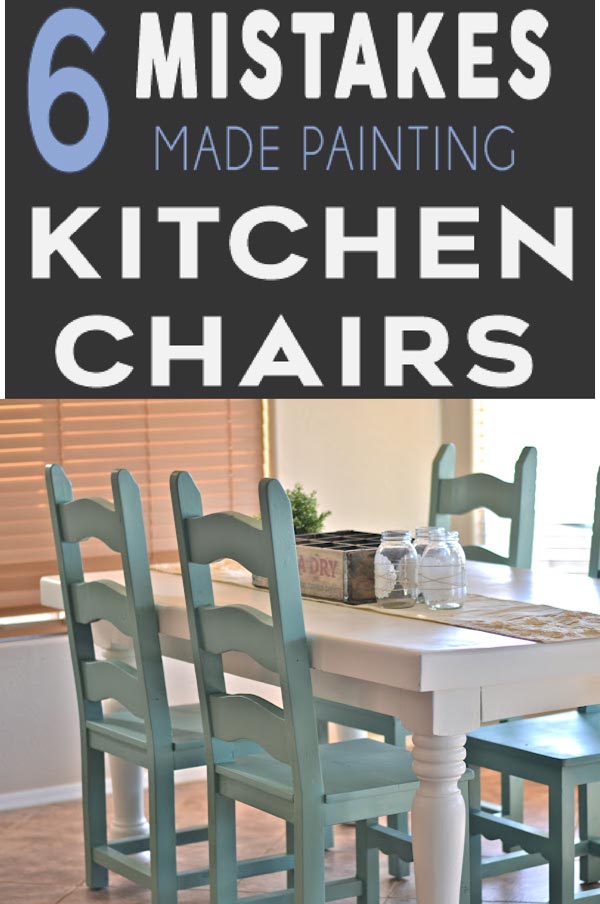 Painted Furniture Ideas 7 Mistakes People Make Painting Kitchen Chairs Painted Furniture Ideas