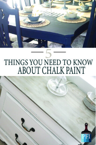 Learn what you need before you start your next diy painting project! Chalk paint can be tricky!