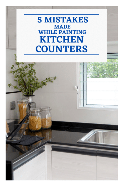 Paint kitchen counters like a boss! Learn what not to do first and do it right!
