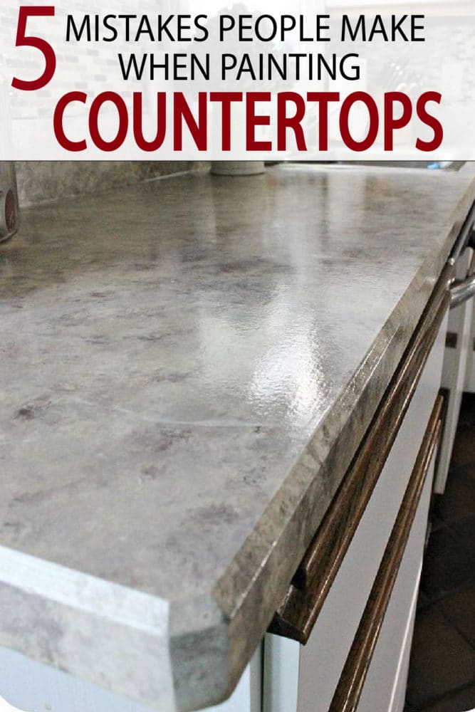 Painted Furniture Ideas 5 Mistakes People Make When Painting Countertops Painted Furniture Ideas