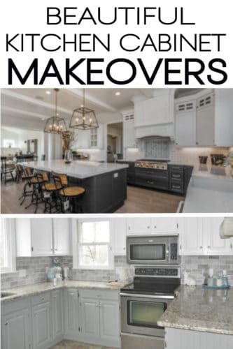 Check out these beautiful kitchen cabinet makeovers! These are inspiring photos that will give you ideas for your kitchen project!