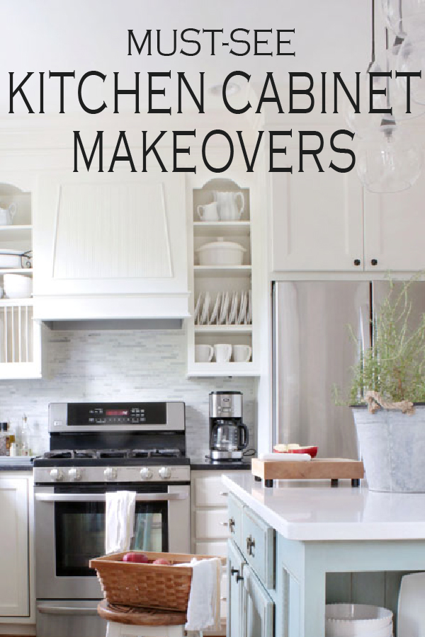 Kitchen remodel? Check out these beautiful makeovers to get inspired on what you'd like to do. PAINTEDFURNITUREIDEAS.COM